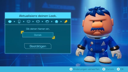 Per la prima volta in un gioco di Pikmin, posso cambiare l'aspetto del mio personaggio.