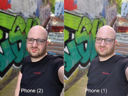 In portrait mode, the Phone (2)’s colour reproduction also wins.