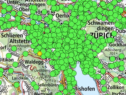 La 5G à Zurich, ou plus précisément Zurich dans la 5G. 
