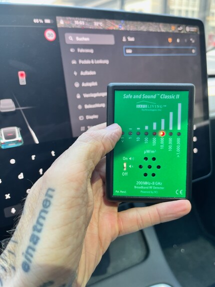 La mesure dans la Tesla : ça ne peut pas être bon. 