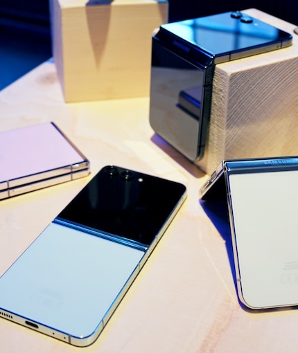 Das Samsung Galaxy Z Flip5 kommt in einer ganzen Farbpalette.