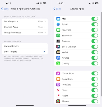 Come impedire l'installazione di nuove app.