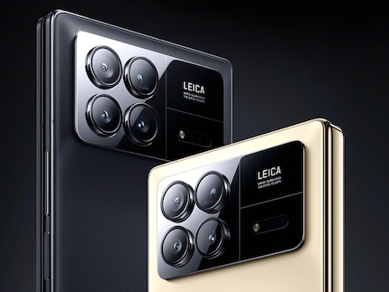Le Xiaomi Mix Fold 3 avec quatre caméras en deux couleurs.