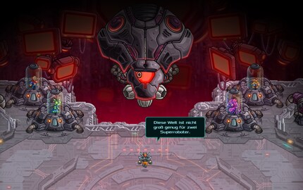 Le boss trouve qu’il n’y a pas assez de place dans la galaxie pour deux super-robots. Je suis d’accord avec lui.