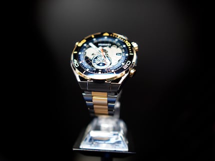 Ici, pour une fois, tout ce qui brille est en or 18 carats. 3000 francs pour cette version de la Watch Ultimate.