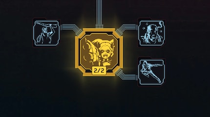 Die kenn ich doch! Rebecca aus «Edgerunners» hat sich im Skill-Tree versteckt.