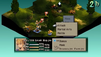 « Final Fantasy Tactics» is a tactical role-playing game through and through.