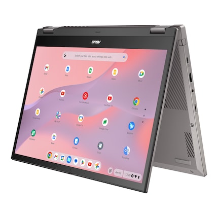 Sono disponibili anche dei convertibili con Chromebook Plus: ecco l'Asus Chromebook Plus CM34 Flip.