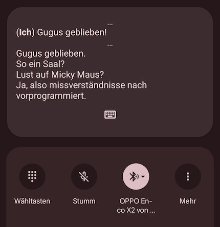 Die automatischen Untertitel sind sehr verwirrend, das Telefongespräch war inhaltlich gehaltvoller, eventuell...