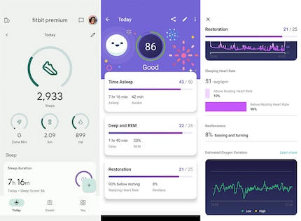 The Fitbit app is the health hub on your smartphone.