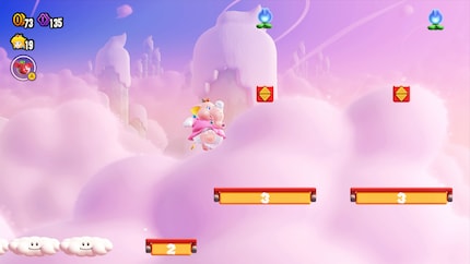 Peach en éléphant. Fascinant.