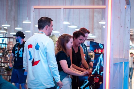 Die Arcade-Ecke war stets gut besucht.