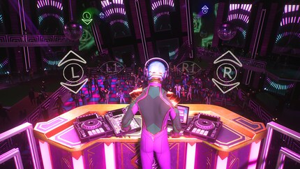 In between fights, Spider-Man gets to have a go at the mixing desk.