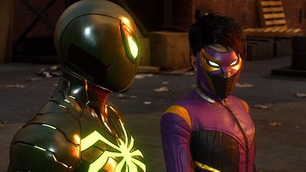 Spider-Man, working to defeat a cult with Wraith.