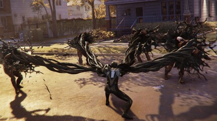 When Peter gets the Symbiote, the game really takes off.