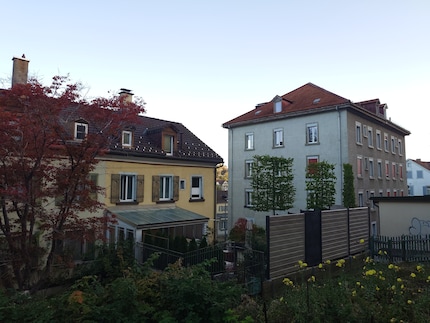 Im Basic-Modus sieht bei mir der Himmel aus, als würde es bald regnen.