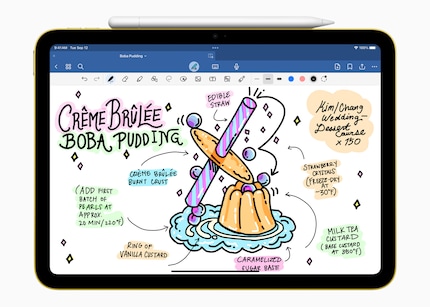 Der Apple Pencil in seiner natürlichen Umgebung.