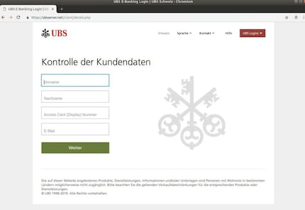 Phishing-Sites sind mittlerweile sehr aufwändig und glaubhaft gestaltet.