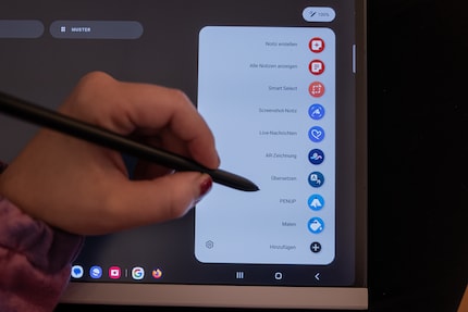 Avec le S-Pen, vous disposez de nombreuses fonctions créatives et pratiques.