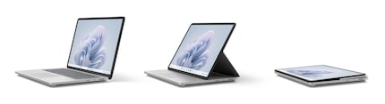 Microsoft fait la promotion de trois modes : portable, scène et tablette.