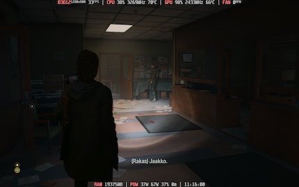 « Alan Wake 2 » en demande trop, même à la KUN. Le jeu n’est pas vraiment fluide, les détails sont modestes et la résolution décevante. 