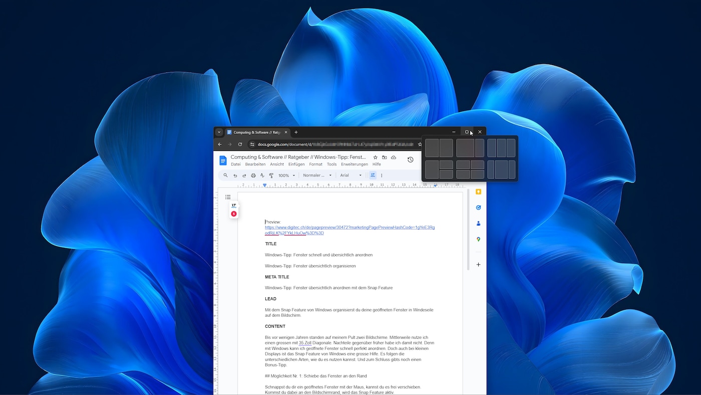 Astuce Windows : organiser les fenêtres de manière rapide et claire ...
