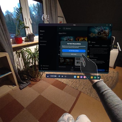 You can use hand tracking to operate the menu and write on a keyboard.