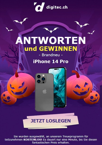 Ein Preis wird garantiert. Das ist unwahrscheinlich für ein Gewinnspiel.