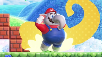 Elephant Mario: one of the new power-ups in Super Mario Bros. Wonder.
