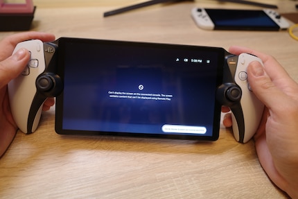 Medien-Inhalte und Cloud-Games können auf der Playstation Portal nicht wiedergegeben werden.