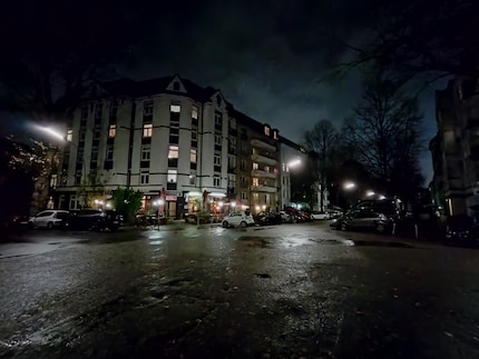 Le mode nuit de l’appareil photo ultra grand-angle à l’œuvre.