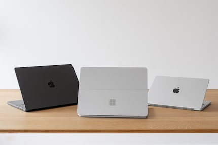 The MacBook Pro can also be equipped with the M3 Max in both sizes. You can’t get the Surface any stronger than what I’m testing here.