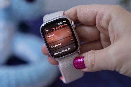 Meinen Zyklus kann ich mit der Watch einfach protokollieren.