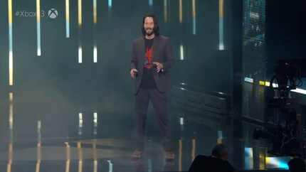 Keanu Reeves présente Cyberpunk 2077» lors de la conférence de presse Xbox à l'E3 2019 «. L'un des plus grands moments de l'E3.