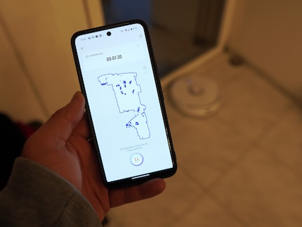 En scannant, vous pouvez suivre en direct la construction de la carte.