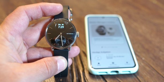 Testing the Withings ScanWatch 2 Withings app drains the mobile phone Digitec