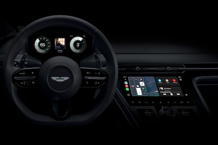 La nouvelle intégration CarPlay d'Aston Martin