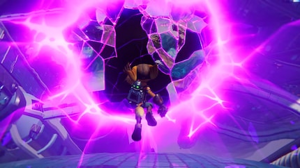 In Ratchet & Clank: Rift Apart, you travel incredibly quickly through different levels using dimensional rifts.