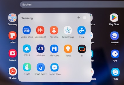 Nel Galaxy Tab S9 FE, Samsung ha messo molte sue applicazioni.