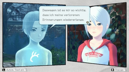 Ashley und der Geisterjunge werden im Verlauf der Geschichte zu guten Freunden und erkunden das Anwesen gemeinsam.