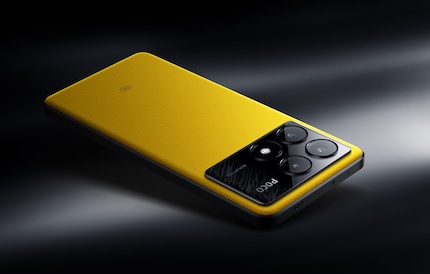L'X6 Pro è disponibile anche con il retro in ecopelle gialla.
