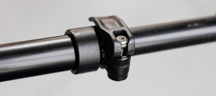Il treppiede di Manfrotto non necessita di montanti perché le gambe sono molto stabili.