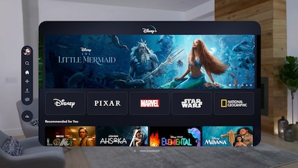 Disney Plus è uno dei primi fornitori a portare lo streaming sul Vision Pro.