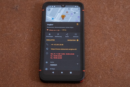 L'app della mappa mi mostra tutto ciò di cui ho bisogno.