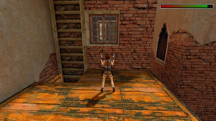 Questa finestra può essere distrutta. Per la prima volta nella serie. Ma il gioco non mi indica che è possibile.