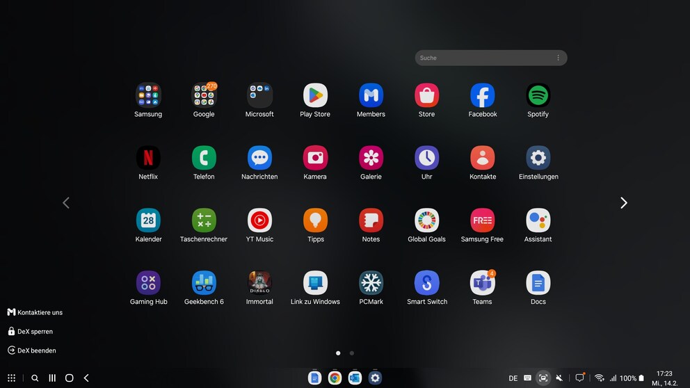 Samsung Galaxy S3 Bildschirm Auf Pc übertragen Desktop-Ansicht: Samsung DeX bringt Android auf große Bildschirme - digitec
