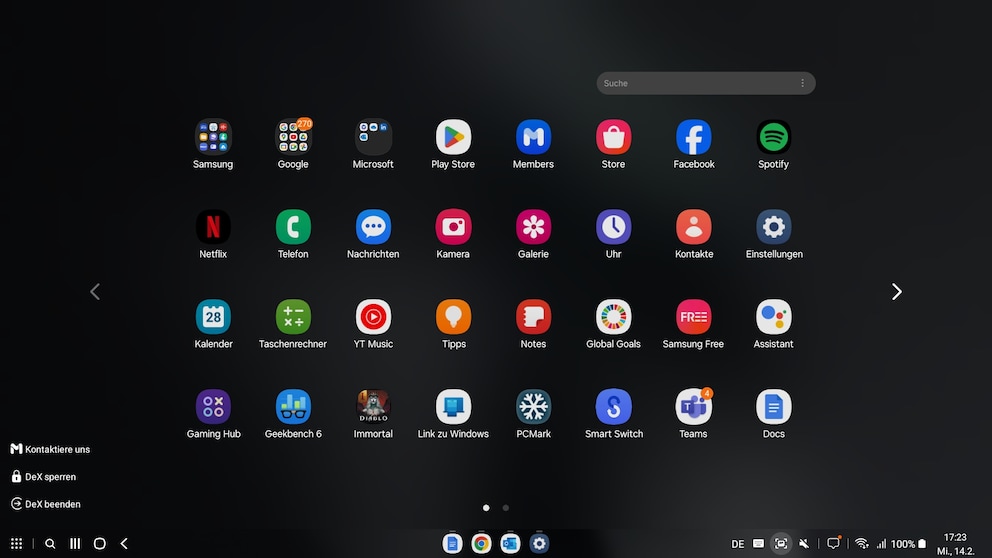 Samsung Galaxy S3 Bildschirm Auf Pc übertragen Desktop-Ansicht: Samsung DeX bringt Android auf große Bildschirme - digitec