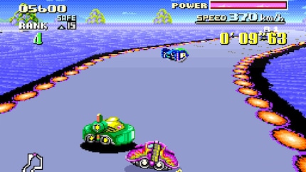«F-ZERO» ist ein Paradebeispiel für die Super-Nintendo-Architektur.