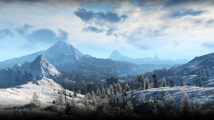 Schottland diente als Vorlage für das verschneite Skellige.