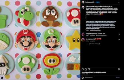 Ein Fan hat aus Fondant Naschkram kreiert.